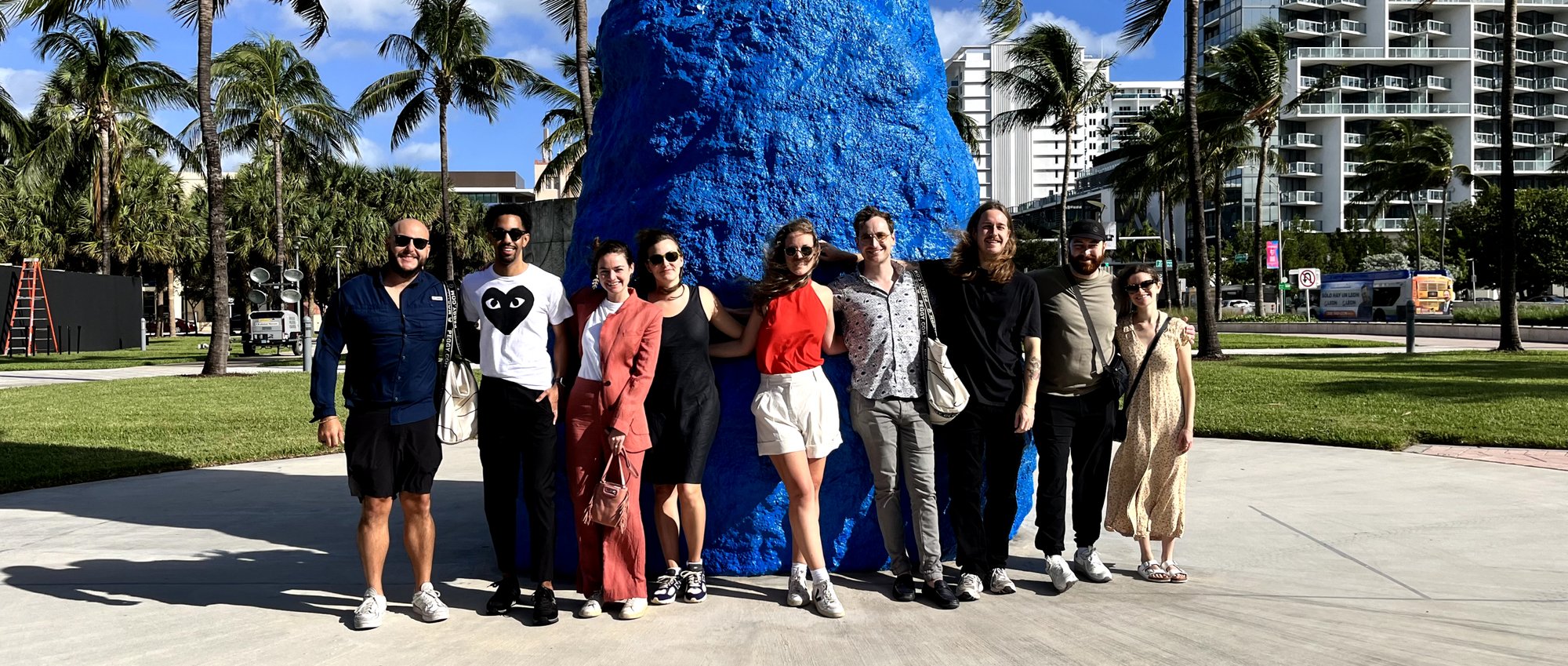 The team at Art Basel Miami